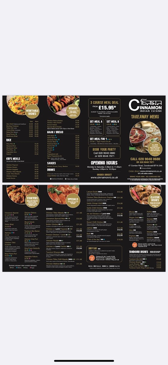 Menu Cinnamon Indian Cuisine-3