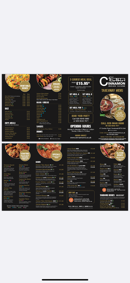 Menu Cinnamon Indian Cuisine-4